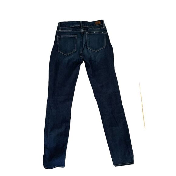 Paige Womens Jeans Size 25 Verdugo Ankle Denim Stretch Dark Wash - Picture 3 of 8